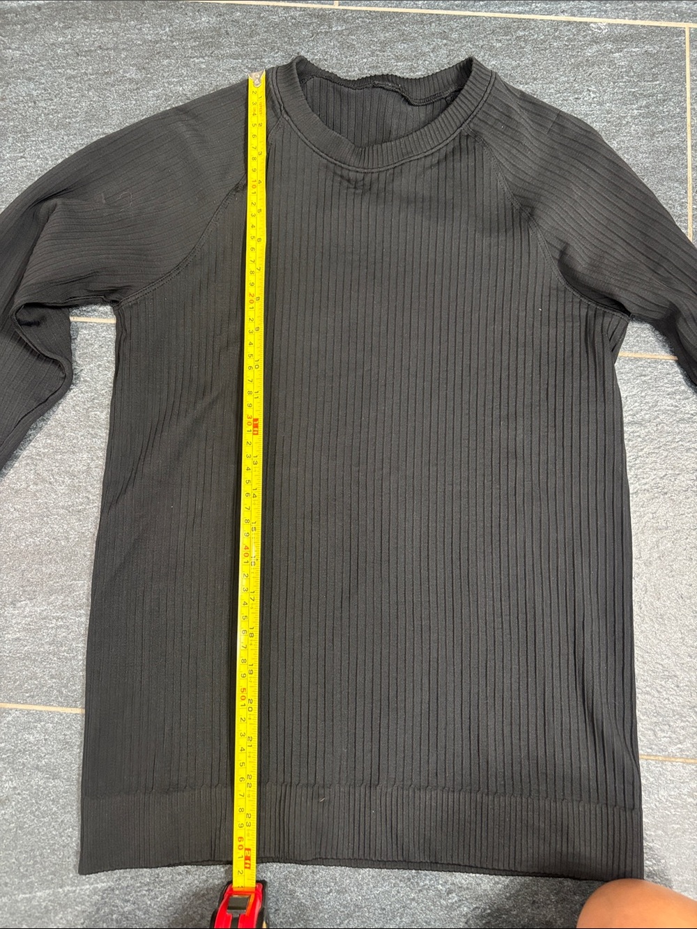 Rest Less Variegated Ribbed Pullover - Picture 7 of 7